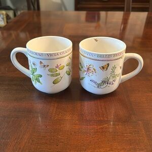 Hallmark Marjolein Bastin Wildflower Meadow Set of 2 Coffee Tea Mug Cup